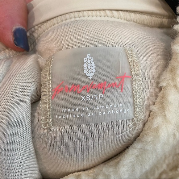 FPMovement Hit the slopes fairisle print fleece Salopette overalls NWT size XS - Picture 9 of 9